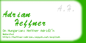 adrian heffner business card